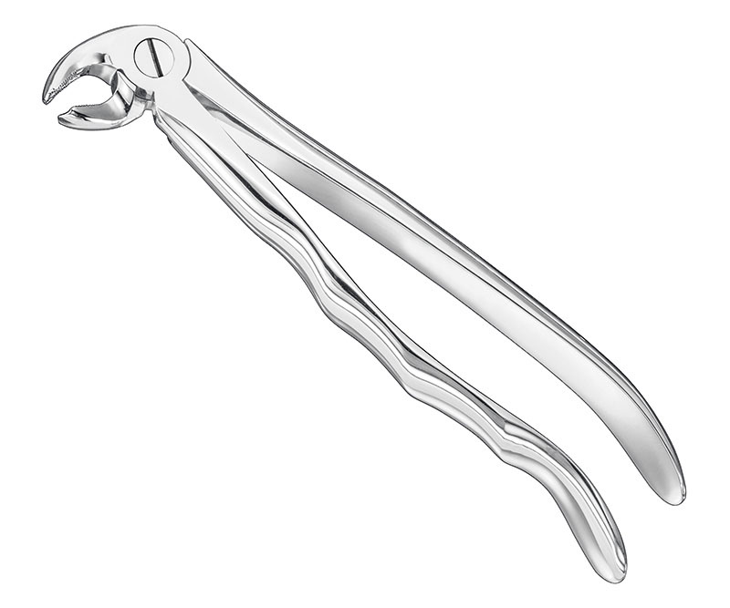 Extracting Forceps Anatomically Shaped Handle Standard